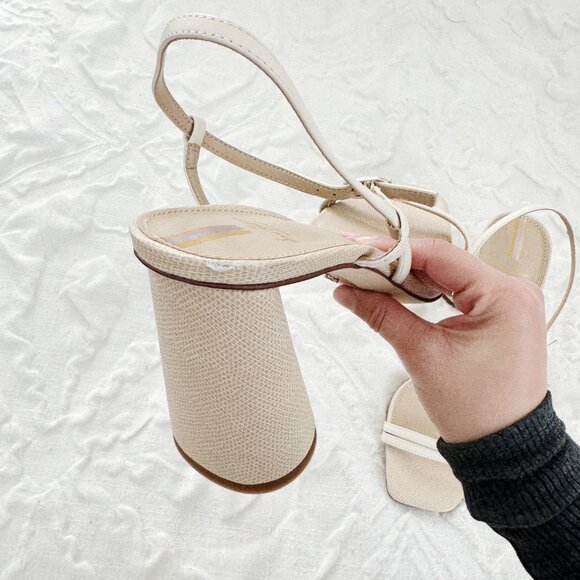 Sam Edelman Kit Beige Heels Size 8.5 New - Picture 4 of 6